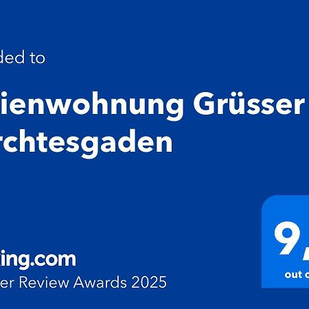Ferienwohnung Gruesser In Berchtesgaden Bagian luar foto